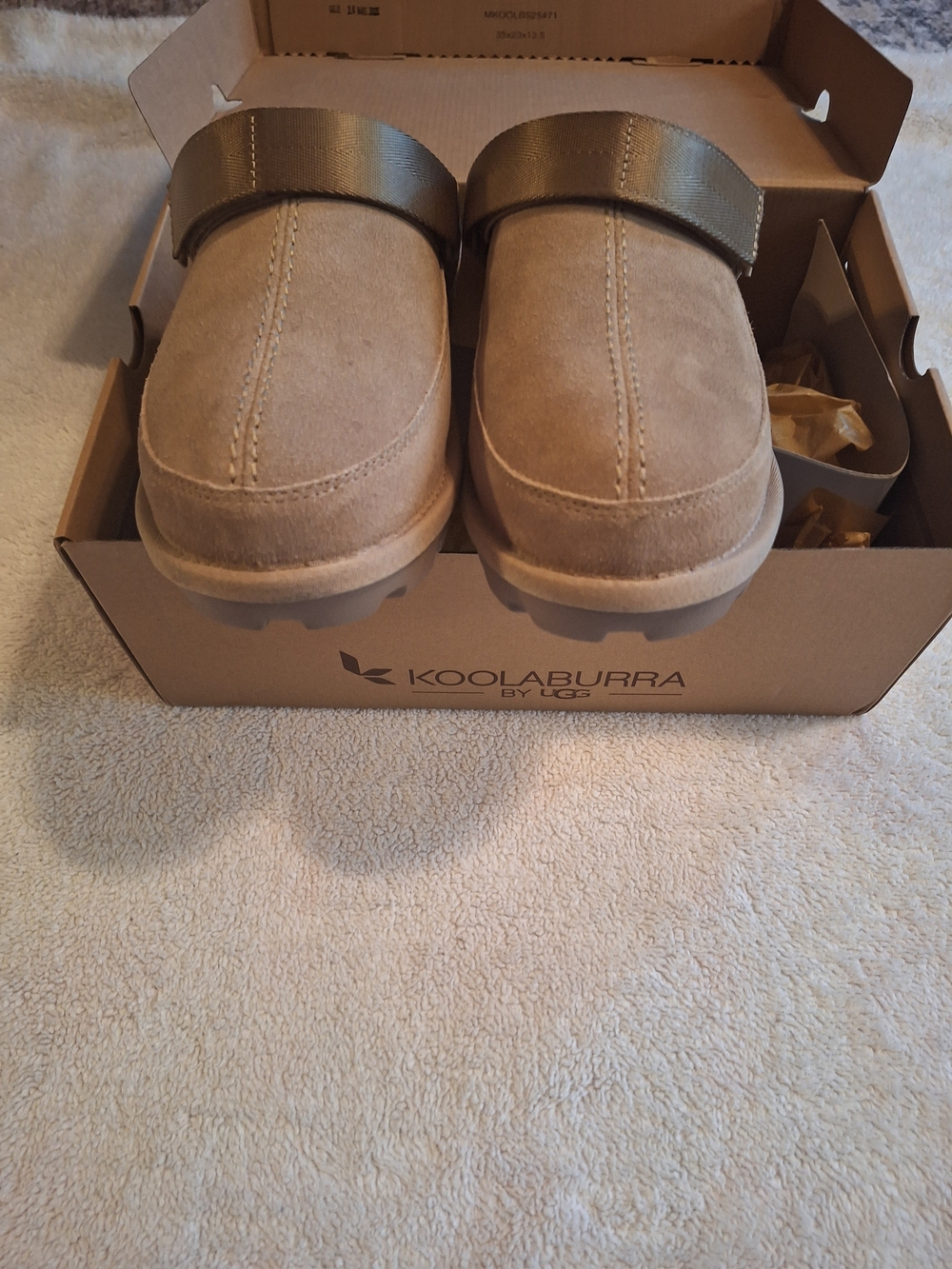 UGG Koolaburra Tan Suede Clog. Adjustable Strap. Only Worn Once. Sz 10 - Picture 2 of 8